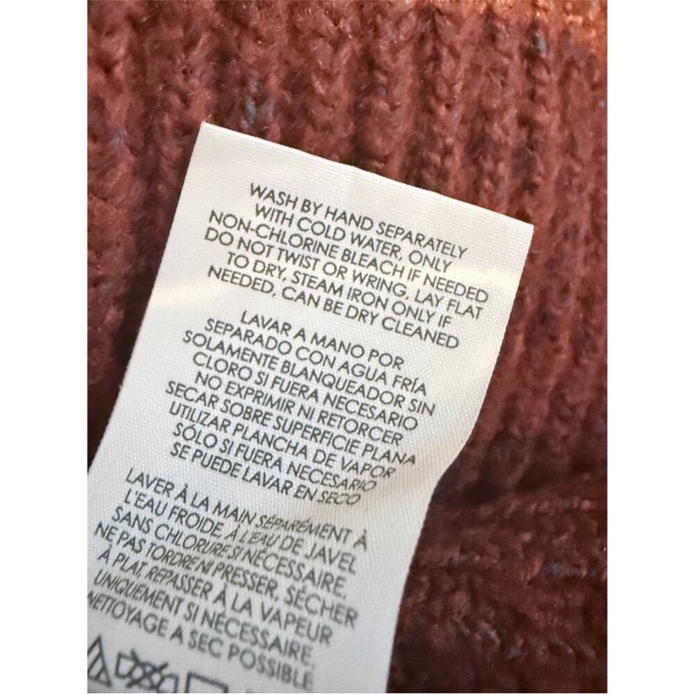 CAbi Rust Open-Front Ribbed Shrug - Picture 8 of 8